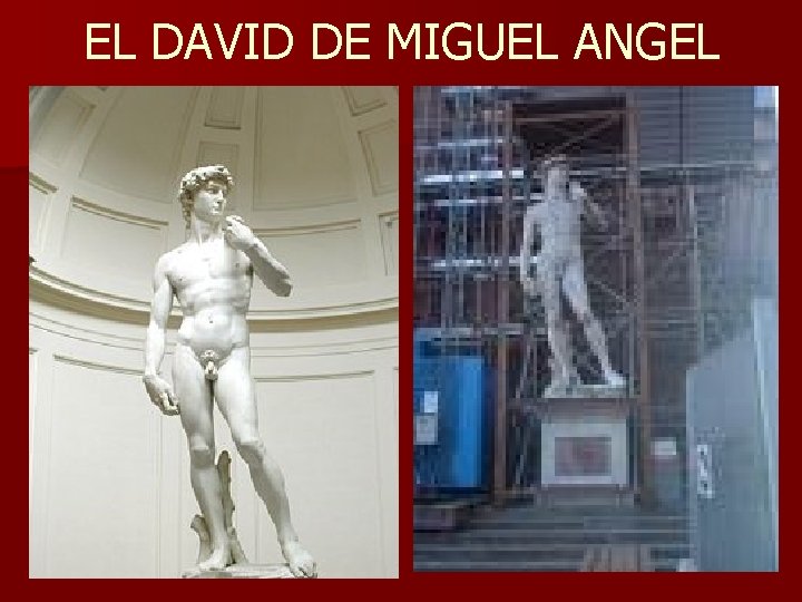 EL DAVID DE MIGUEL ANGEL 