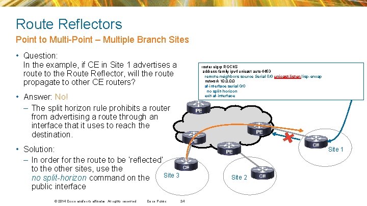 CSCuj 68811: Route Reflectors 15. 4(1. 16)S 0. 2, 15. 4(1. 16)S 0. 3 CSCuj 68811: Route Reflectors 15. 4(1. 16)S 0. 2, 15. 4(1. 16)S 0. 3