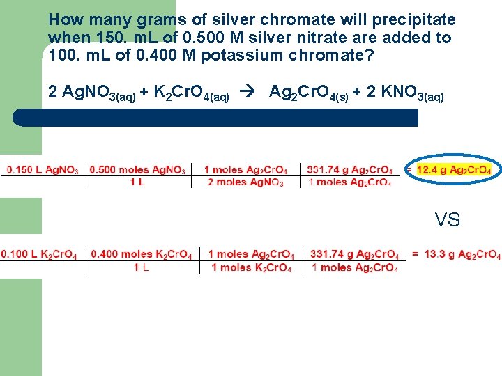 How many grams of silver chromate will precipitate when 150. m. L of 0.