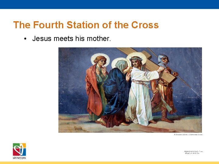 The Fourth Station of the Cross • Jesus meets his mother. © Zvonimir Atletic