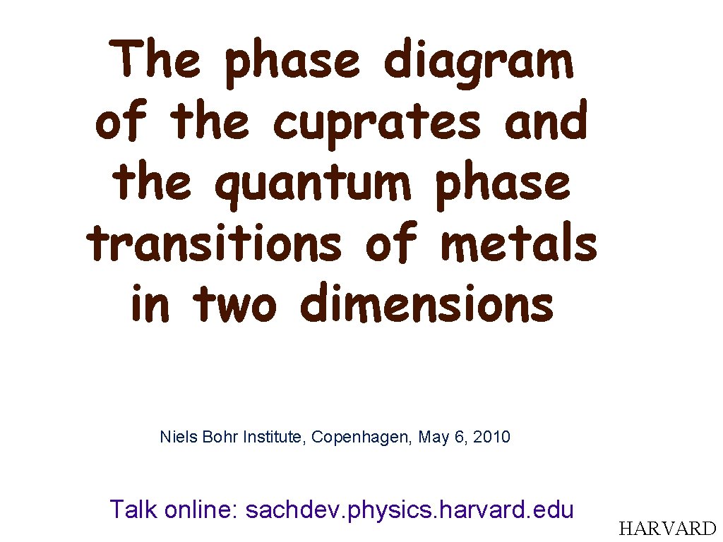 The phase diagram of the cuprates and the quantum phase transitions of metals in