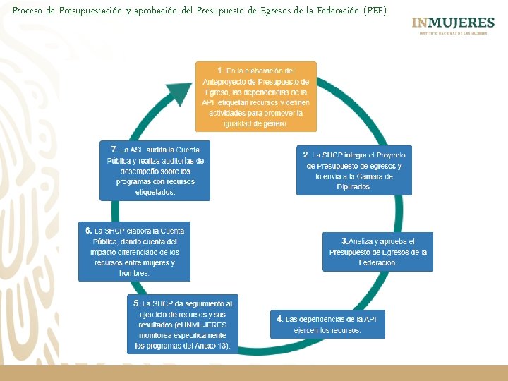 Proceso de Presupuestación y aprobación del Presupuesto de Egresos de la Federación (PEF) 