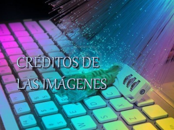 CRÉDITOS DE LAS IMÁGENES 