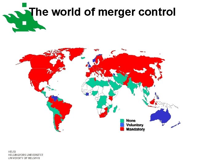 The world of merger control 