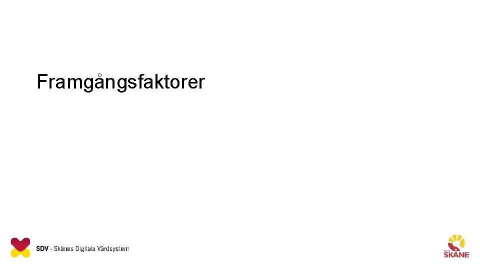 Framgångsfaktorer 