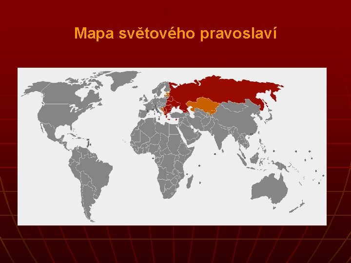 Mapa světového pravoslaví 