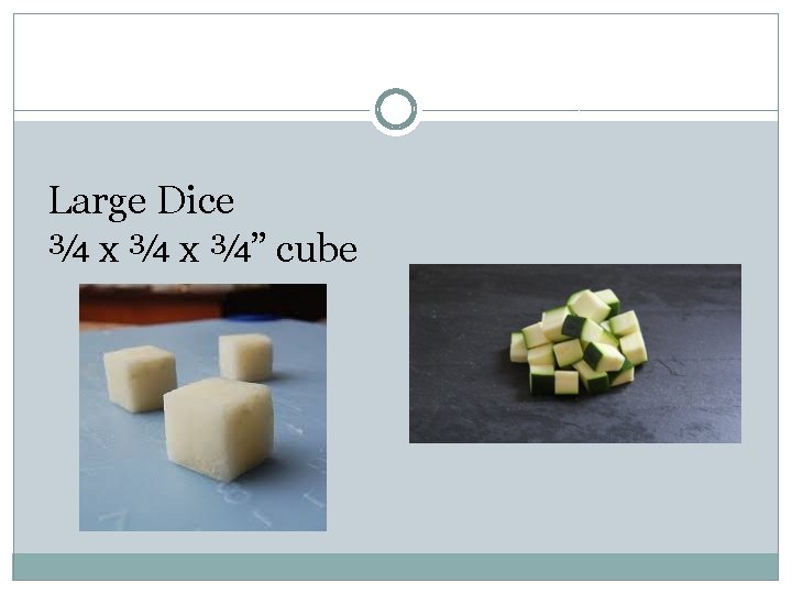 Large Dice ¾ x ¾” cube 