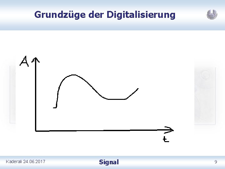 Grundzüge der Digitalisierung Kaderali 24. 06. 2017 Signal 9 