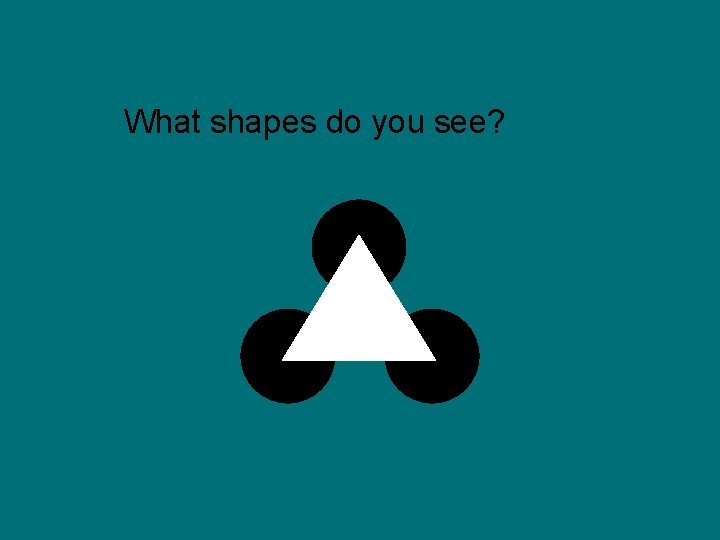 What shapes do you see? 