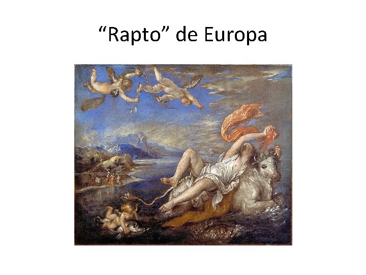 “Rapto” de Europa 