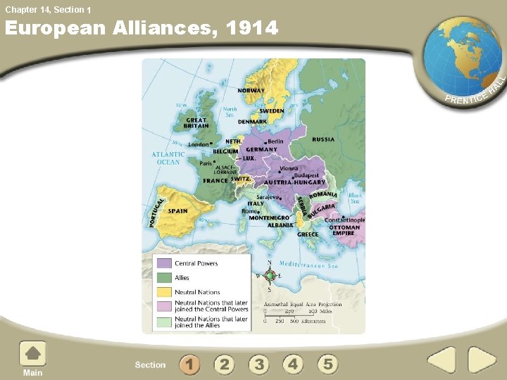 Chapter 14, Section 1 European Alliances, 1914 