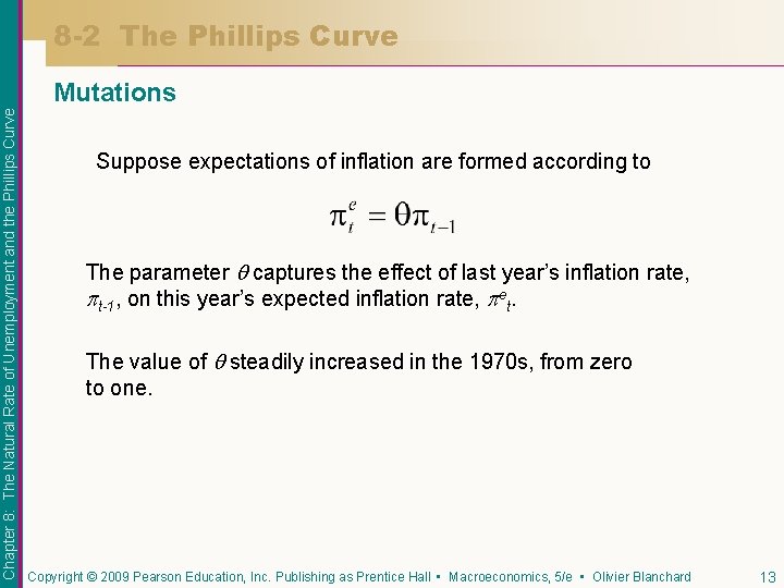 8 -2 The Phillips Curve Chapter 8: The Natural Rate of Unemployment and the