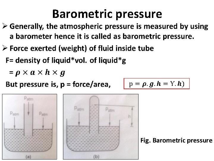  • Barometric pressure Fig. Barometric pressure 