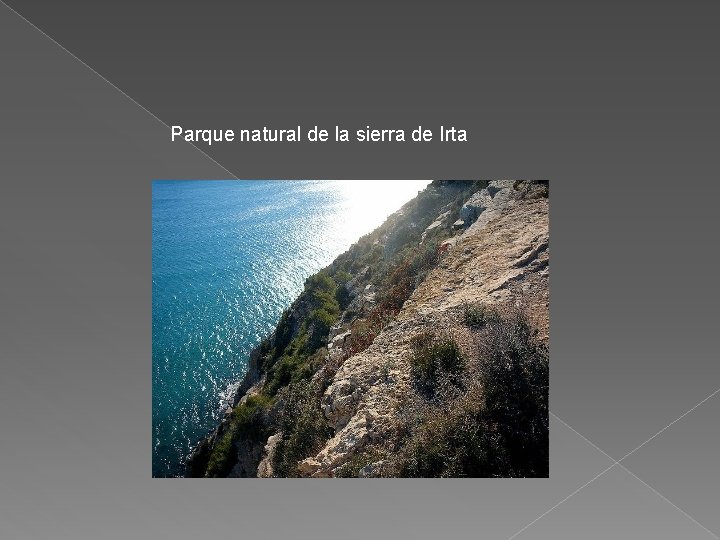 Parque natural de la sierra de Irta 