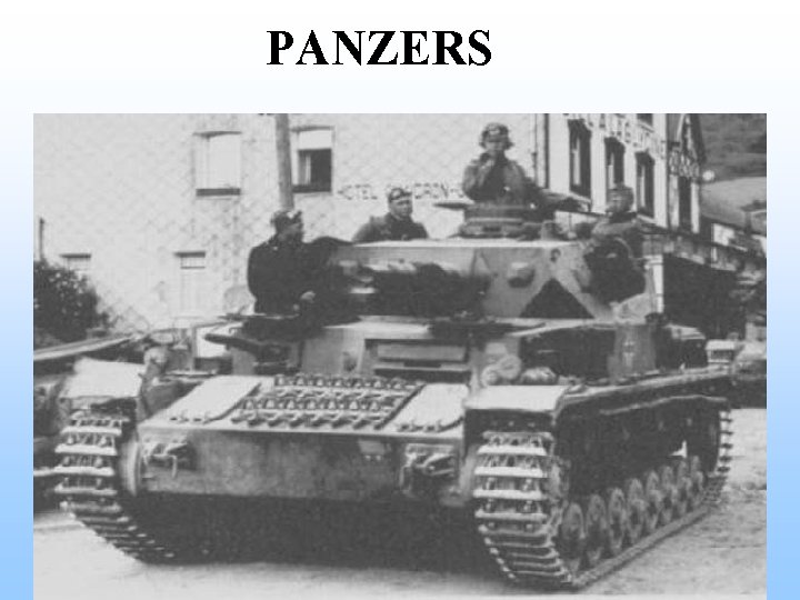PANZERS PANZERS