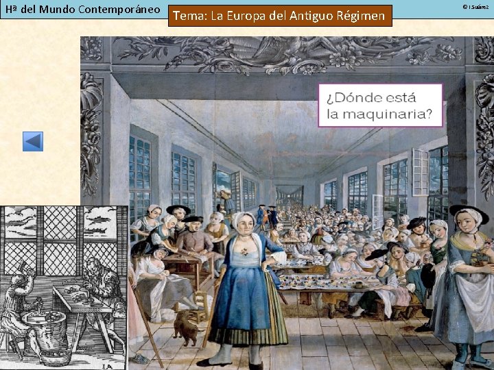 Hª del Mundo Contemporáneo Tema: La Europa del Antiguo Régimen © I. Suárez 