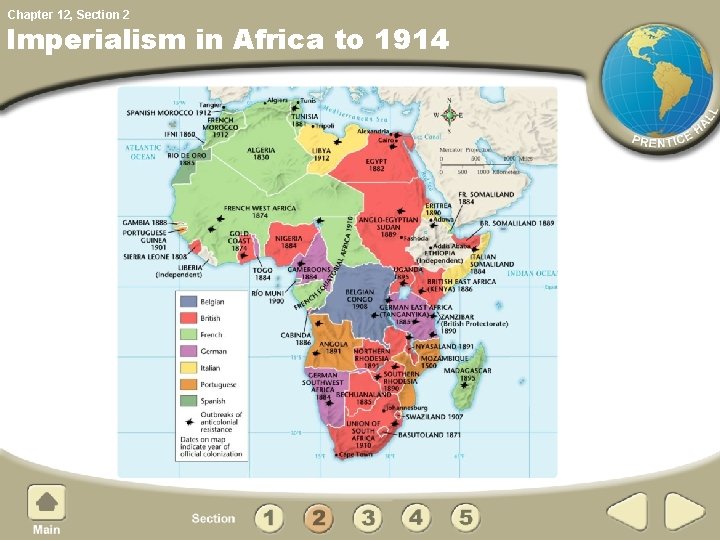 Chapter 12, Section 2 Imperialism in Africa to 1914 