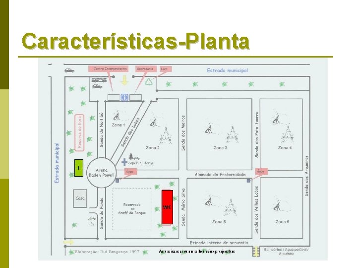 Características-Planta + WC 