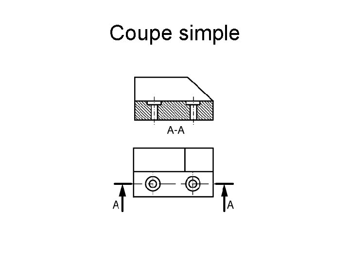 Coupe simple 