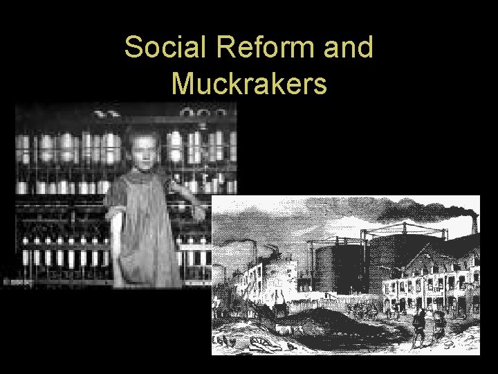 Social Reform and Muckrakers 