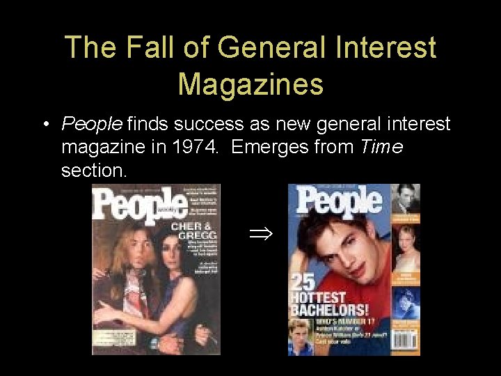 The Fall of General Interest Magazines • People finds success as new general interest