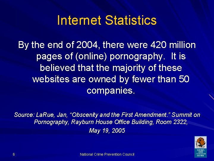 Internet Statistics By the end of 2004, there were 420 million pages of (online)