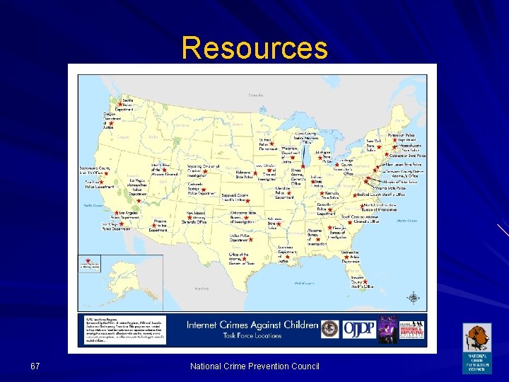 Resources 67 National Crime Prevention Council 