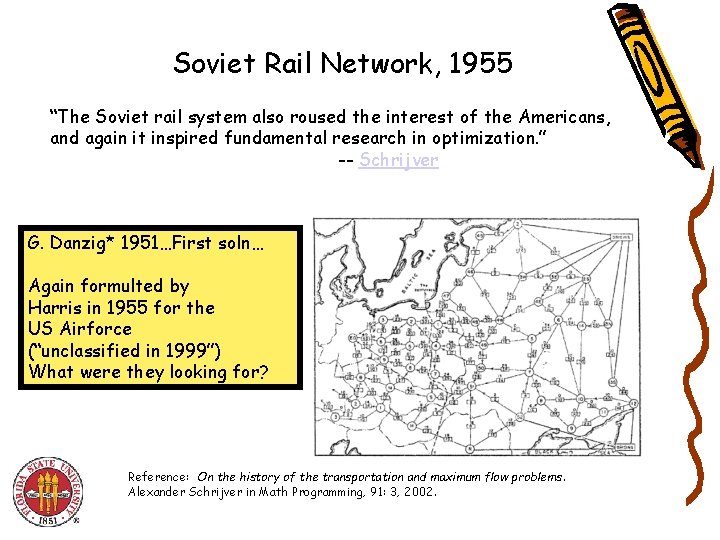 Soviet Rail Network, 1955 “The Soviet rail system also roused the interest of the