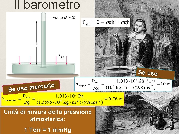 Il barometro urio c r e m o s u Se Se uso acqua