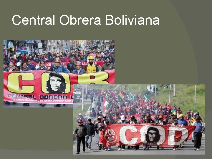 Central Obrera Boliviana 