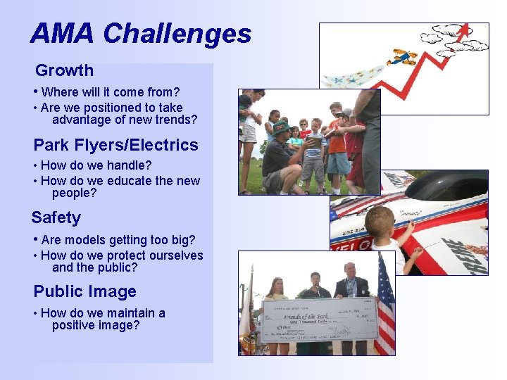 AMA Challenges Growth • Where will it come from? • Are we positioned to