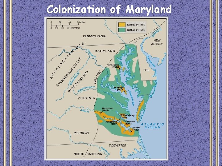 Colonization of Maryland 