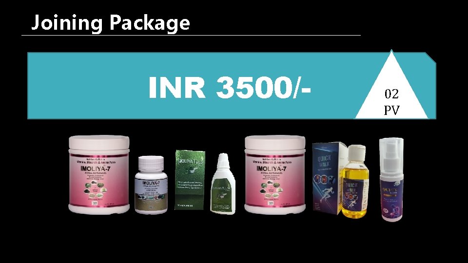Joining Package INR 3500/- 02 PV 