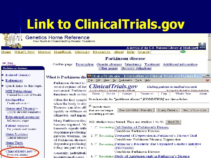 Link to Clinical. Trials. gov 28 