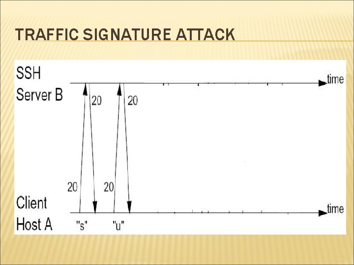 TRAFFIC SIGNATURE ATTACK 