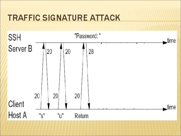 TRAFFIC SIGNATURE ATTACK 