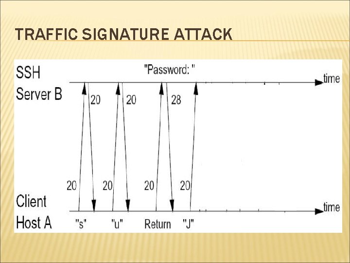 TRAFFIC SIGNATURE ATTACK 