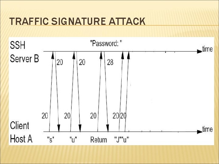 TRAFFIC SIGNATURE ATTACK 