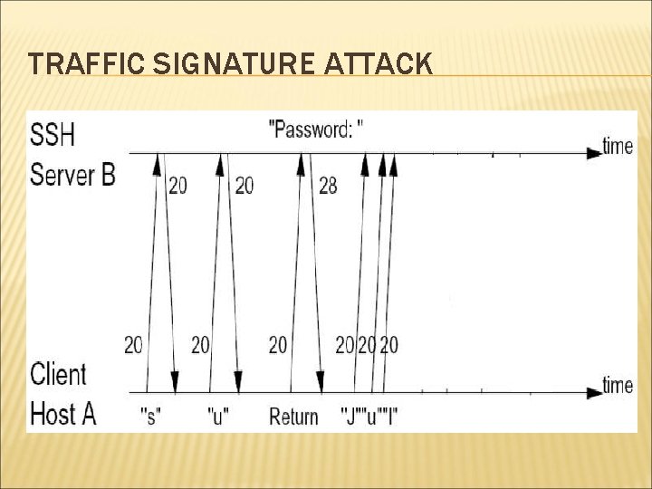 TRAFFIC SIGNATURE ATTACK 