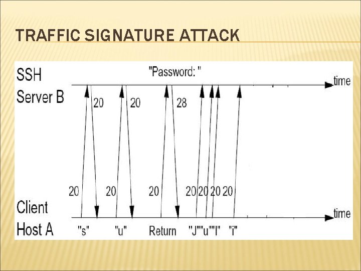 TRAFFIC SIGNATURE ATTACK 