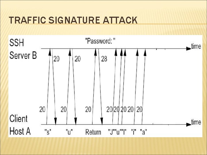 TRAFFIC SIGNATURE ATTACK 