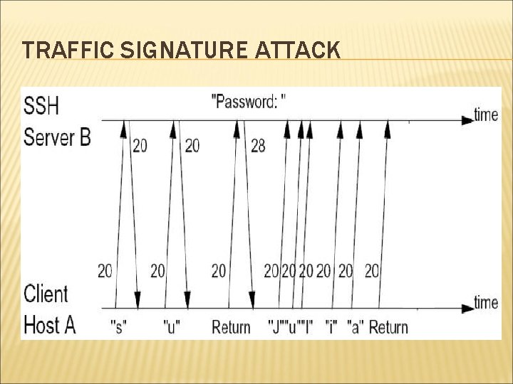 TRAFFIC SIGNATURE ATTACK 