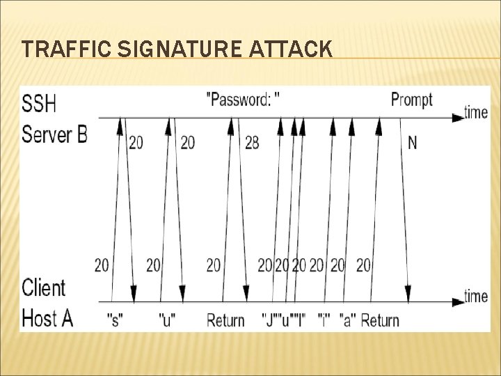 TRAFFIC SIGNATURE ATTACK 