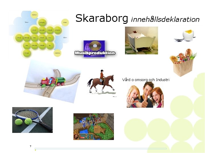 Skaraborg innehållsdeklaration Vård o omsorg och Industri 7 • 