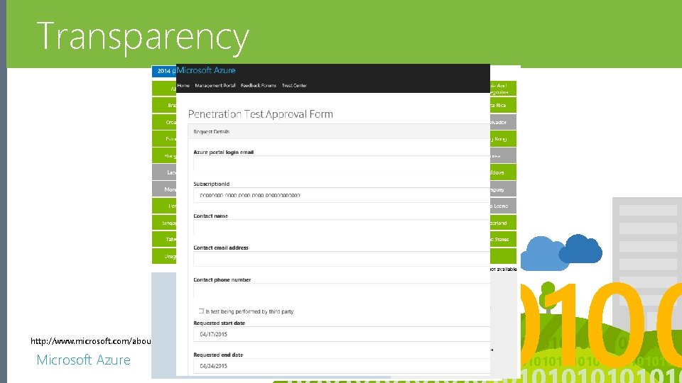 Transparency We will fight legal demands for customer data stored in another country Enhanced Transparency We will fight legal demands for customer data stored in another country Enhanced