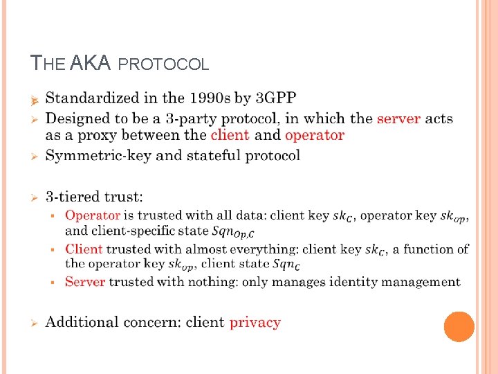 THE AKA PROTOCOL Ø THE AKA PROTOCOL Ø