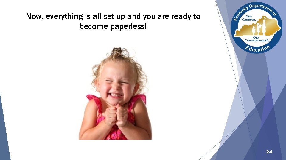 Now, everything is all set up and you are ready to become paperless! 24