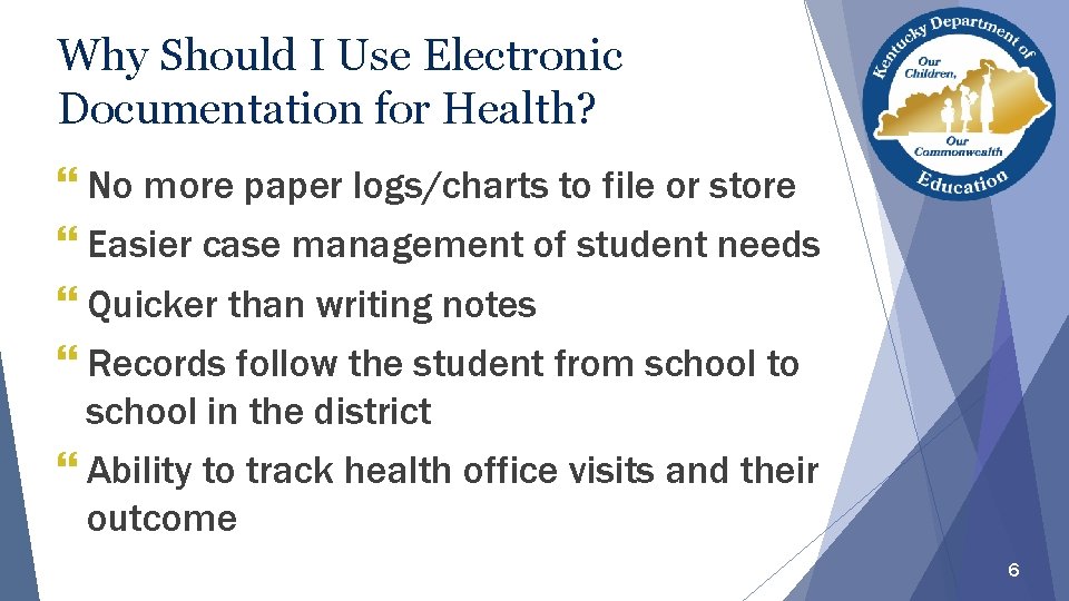 Why Should I Use Electronic Documentation for Health? } No more paper logs/charts to
