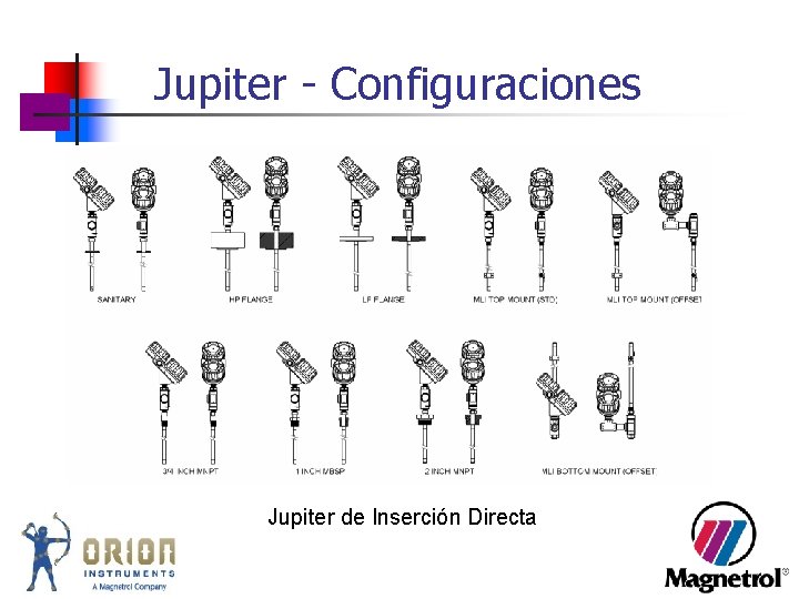 Jupiter - Configuraciones Jupiter de Inserción Directa Jupiter - Configuraciones Jupiter de Inserción Directa