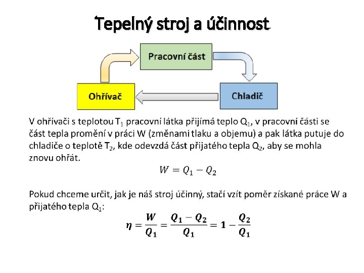 Tepelný stroj a účinnost 